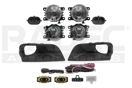 [016-2407-00] JUEGO FARO NIEBLA PG PARTNER 20-21 C/REJILLA CN