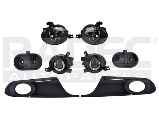 [016-3112-07] JUEGO FARO NIEBLA VW JETTA BICENTENARIO 11-14 C/REJILLA CN