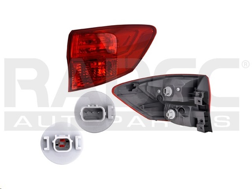 [017-0108-02] CALAVERA EXTERIOR AC RDX 13-16 C/FOCO DEPO DER
