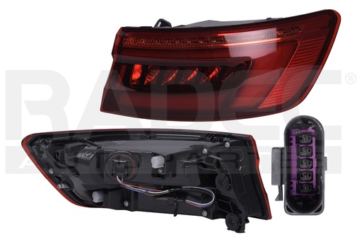 [017-0202-40] CALAVERA EXTERIOR AD A4 17-18 AMERICANO C/LEDS DEPO DER