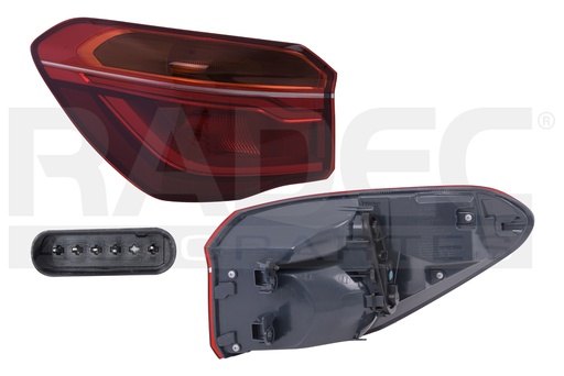 [017-0318-07] CALAVERA EXTERIOR BW X1 16-19 S/LEDS C/FOCO DEPO IZQ