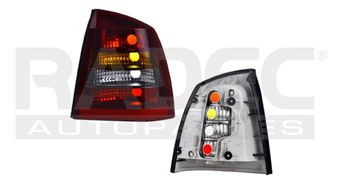 [017-0601-22] CALAVERA CV ASTRA 00-03 4 PUERTAS AMBAR/BLANCO/ROJO OBSCURA S/FOCO DEPO DER