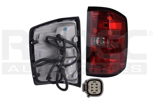 [017-0615-26] CALAVERA CV CHEYENNE/SILVERADO 16-18 C/ARNES CUADRADO C/FOCO DEPO DER