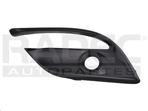 [003-1901-29] REJILLA FASCIA DELANTERA MZ 3 17-18 C/HOYO P/FARO CORRUGADA IZQ