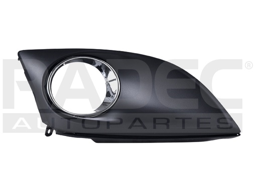 [003-1903-08] REJILLA FASCIA MZ CX7 10-12 C/HOYO P/FARO C/MOLDURA CROMADA DER