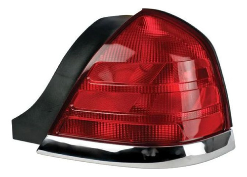[017-1206-06] CALAVERA FORD CROWN VICTORIA 98-11 ROJO F/CROMADO DER