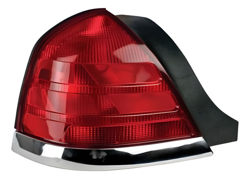[017-1206-07] CALAVERA FD CROWN VICTORIA 98-11 ROJO  F/CROMADO DEPO IZQ