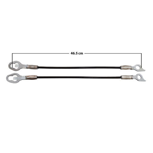 [001-0913-00] CABLES DE TAPA DG PICK UP 86-93  JUEGO 46.5CM    