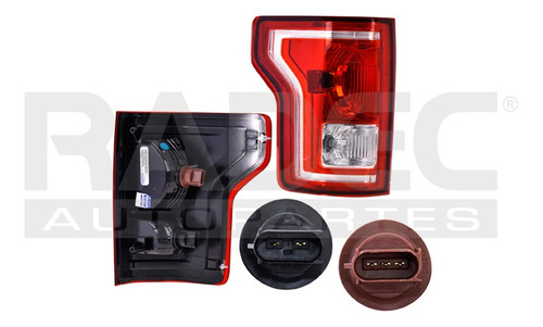 [017-1215-31] CALAVERA FD F-150/LOBO LARIAT/XLT 15-17 C/FOCO DEPO IZQ