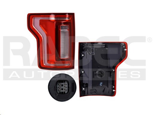 [017-1215-35] CALAVERA FD F-150 KING RANCH 15-17 C/LEDS S/SENSOR DE PUNTO CIEGO TYC IZQ