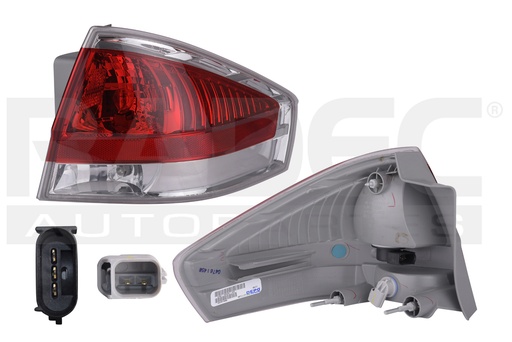 [017-1219-48] CALAVERA FD FOCUS 07-08 AMERICANO 4 PUERTAS C/FOCO DEPO DER