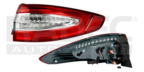 [017-1221-10] CALAVERA EXTERIOR FD FUSION S/SE 13-16 C/LEDS DEPO DER