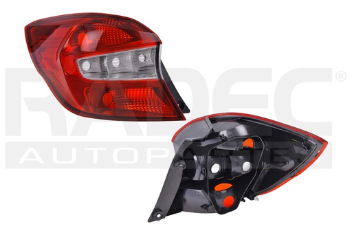 [017-1254-05] CALAVERA FD FIGO 16-18 5 PUERTAS ROJO/BLANCO S/FOCO DEPO IZQ