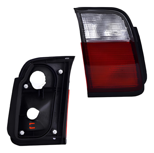 [017-1301-05] CALAVERA INTERIOR HD ACCORD 96-97 4 PUERTAS BLANCO/ROJO DEPO DER