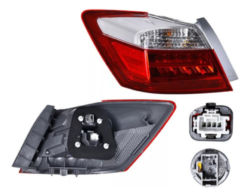 [017-1301-83] CALAVERA EXTERIOR HD ACCORD 13-15 C/LEDS DEPO IZQ