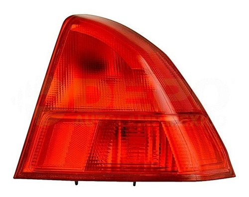 [017-1302-00] CALAVERA EXTERIOR HONDA CIVIC 01-02 4 PUERTAS ROJO C/FOCO DEPO DER