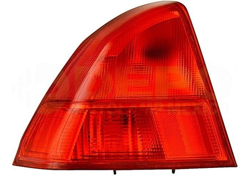 [017-1302-01] CALAVERA EXTERIOR HONDA CIVIC 01-02 4 PUERTAS ROJO C/FOCO DEPO IZQ