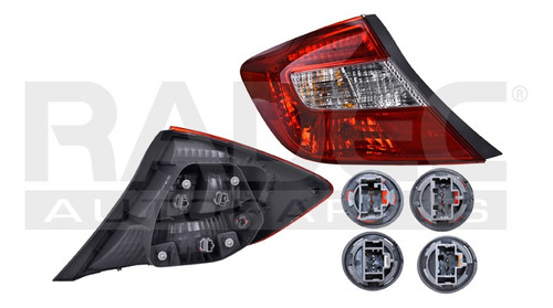 [017-1302-73] CALAVERA HD CIVIC 12 4 PUERTAS C/FOCO DEPO IZQ