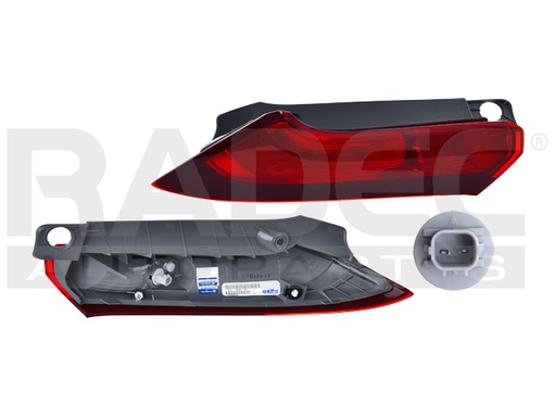 [017-1303-23] CALAVERA SUPERIOR HD CR-V 15-16 C/FOCO DEPO IZQ