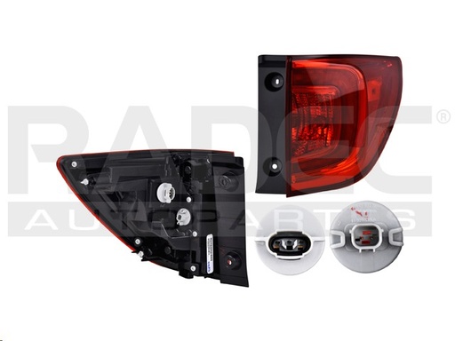 [017-1307-18] CALAVERA EXTERIOR HD PILOT 16-18 C/LEDS DEPO DER