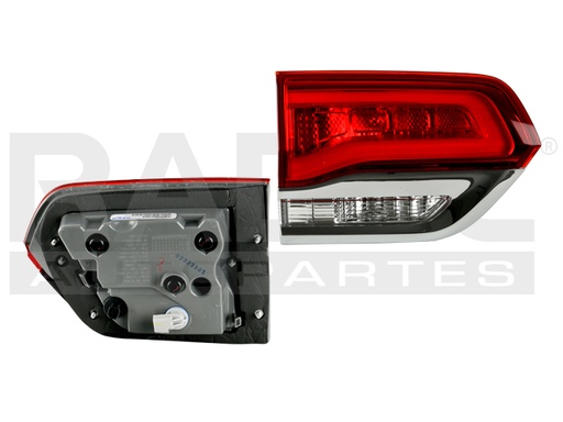 [017-1605-27] CALAVERA INTERIOR JP GRAND CHEROKEE 14-21 FILO CROMADO C/LEDS DEPO IZQ
