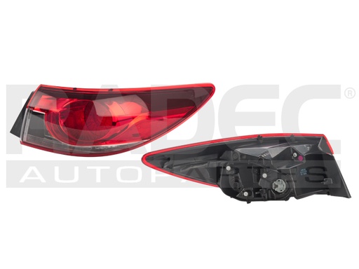 [017-1902-16] CALAVERA EXTERIOR MZ 6 14-18 4 PUERTAS C/LEDS DEPO DER