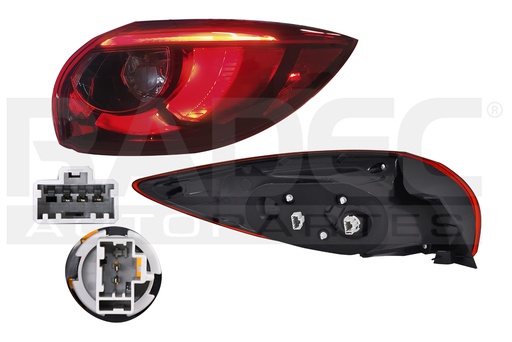 [017-1920-08] CALAVERA EXTERIOR MZ CX5 16-17 C/LEDS TY