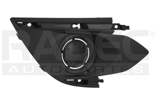 [003-2206-08] REJILLA FASCIA DELANTERA MT MIRAGE 17-20 S/HOYO P/FARO GLX L3 3 CILINDROS 1.2L 5 PUERTAS DER