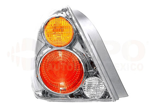 [017-2302-03] CALAVERA NISSAN ALTIMA 02-04 TRANSPARENTE/ROJO C/FOCO DEPO IZQ