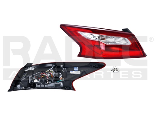 [017-2302-41] CALAVERA EXTERIOR NS ALTIMA 17-18 C/FOCO CLARA DEPO IZQ