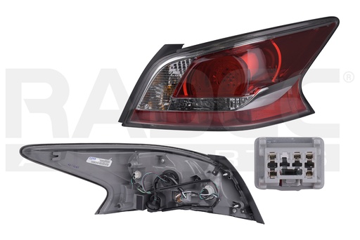 [017-2302-54] CALAVERA NS ALTIMA 14-16 FILO NEGRO C/LEDS DEPO DER