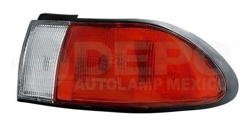 [017-2316-06] CALAVERA NISSAN SENTRA 2000 BLANCO/ROJO C/FOCO DEPO DER
