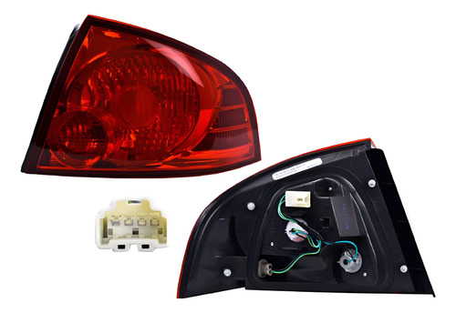 [017-2316-08] CALAVERA NS SENTRA 04-06 ROJO C/FOCO DEPO DER