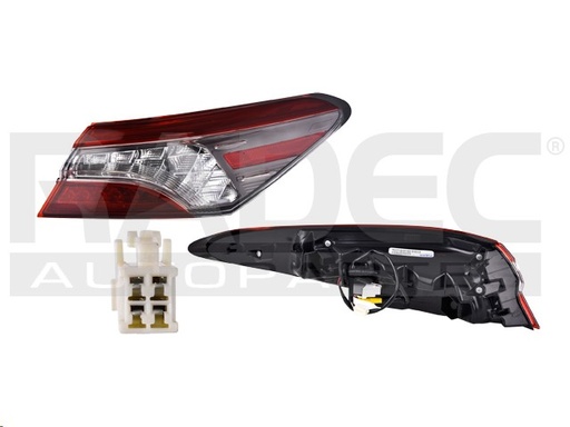 [017-3002-76] CALAVERA EXTERIOR TY CAMRY XSE 18-20 C/LEDS DEPO DER
