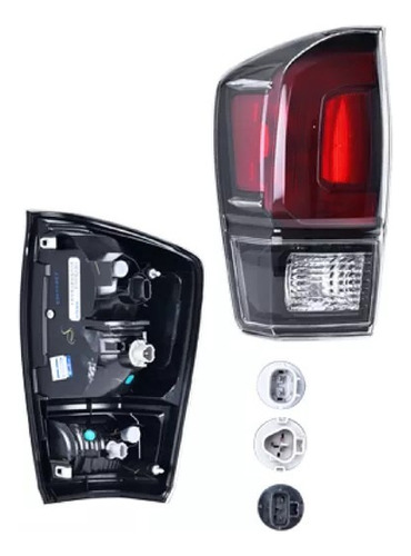 [017-3015-19] CALAVERA TY TACOMA 16-23 BISEL NEGRO/ROJO C/FOCO DEPO IZQ