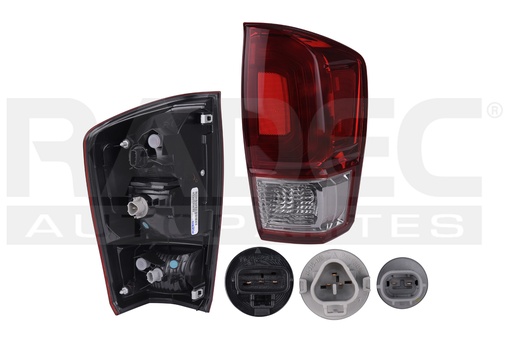 [017-3015-28] CALAVERA TY TACOMA 16-20 ROJO CLARA C/FOCOS DEPO DER