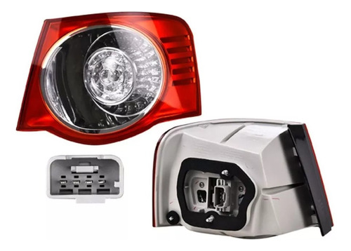 [017-3103-06] CALAVERA EXTERIOR VOLKSWAGEN BORA 05-10 C/LEDS DEPO DER