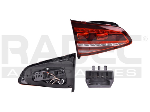 [017-3111-35] CALAVERA INTERIOR VW GOLF GTI 15-17 C/LEDS DEPO IZQ