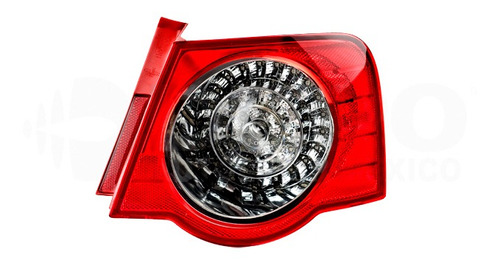 [017-3114-12] CALAVERA EXTERIOR VW PASSAT 06-10 4 PUERTAS C/LEDS DEPO DER