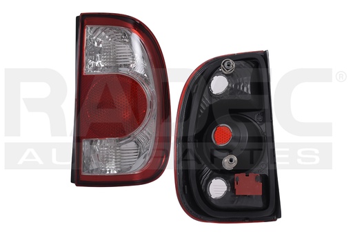 [017-3115-28] CALAVERA VW POINTER PICK UP 06-09 CLARA BLANCO/ROJO S/FOCOS CN DER