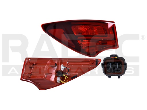 [017-3404-07] CALAVERA EXTERIOR HY SANTA FE 17-18 C/FOCO S/LEDS DEPO IZQ