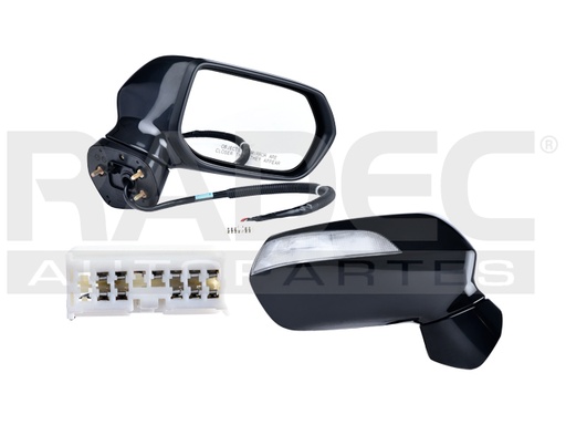 [018-0108-02] ESPEJO AC RDX 07-12 ELECTRICO C/DESENPANANTE P/PINTAR 5 PINES TOURING L4 4 CILINDROS 2.3L 4 PUERTAS DER
