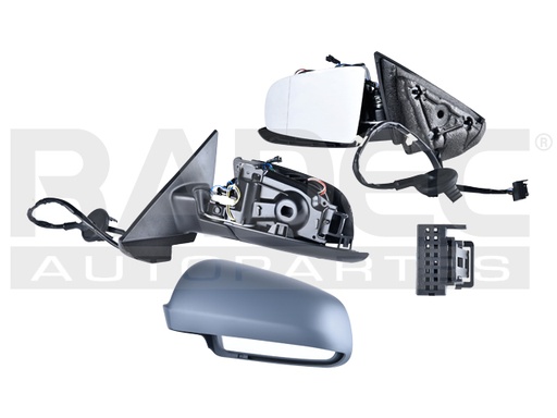 [018-0201-15] ESPEJO AD A3 04-08 5 PUERTAS ELECTRICO ABATIBLE C/DESEMPANANTE P/PINTAR IZQ