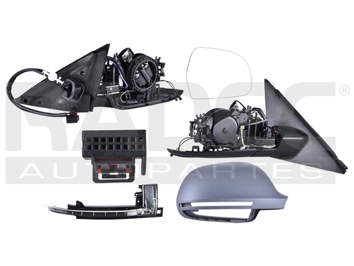 [018-0202-06] ESPEJO AD A4 08-09 ELECTRICO ABATIBLE C/DESEMPANANTE C/DIRECCIONAL C/MEMORIA P/PINTAR DER