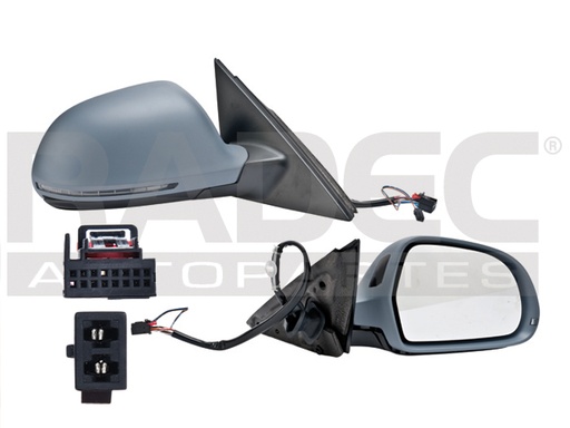 [018-0202-10] ESPEJO AD A4 08-09 ELECTRICO ABATIBLE C/DESEMPANANTE C/DIRECCIONAL C/MEMORIA C/FUNCION CARRIL P/PINTAR DER