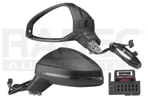 [018-0202-13] ESPEJO AD A4 17-19 ELECTRICO C/DESEMPANANTE C/DIRECCIONAL P/SENSOR DE PROXIMIDAD P/PINTAR 8 PINES DYNAMIC/KOMFORT/PREMIUM/PLUS/PRESTIGE/PROGRESSIV/S LINE/SELECT/TECHNIK IZQ