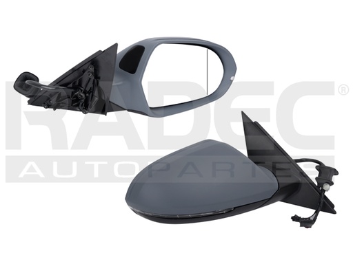 [018-0203-02] ESPEJO AD A6 11-15 ELECTRICO E/ABATIBLE C/DESEMPANANTE C/DIRECCIONAL C/LUZ LAT P/PINTAR DER
