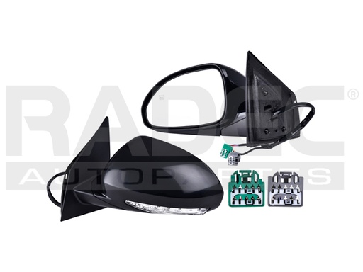 [018-0406-03] ESPEJO BK ENCLAVE 08-12 ELECTRICO C/DESEMPANANTE C/DIRECCIONAL C/MEMORIA P/PINTAR BASE/CXL/CX V6 6CILINDROS 3.6L 4 PUERTAS IZQ