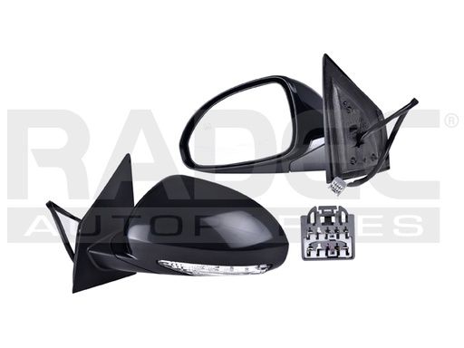 [018-0406-05] ESPEJO BK ENCLAVE 08-17 ELECTRICO C/DESEMPANANTE C/DIRECCIONAL P/PINTAR PREMIUM/BASE/CXL/CX V6 6CILINDROS 3.6L 4 PUERTAS IZQ