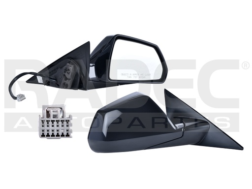 [018-0503-18] ESPEJO CD CTS 11-13 ELECTRICO C/DESENPANANTE P/PINTAR 5 PINES VSPORT/V/LUXURY L4/V6 4/6 CILINDROS 2.0/3.6L 2 PUERTAS DER